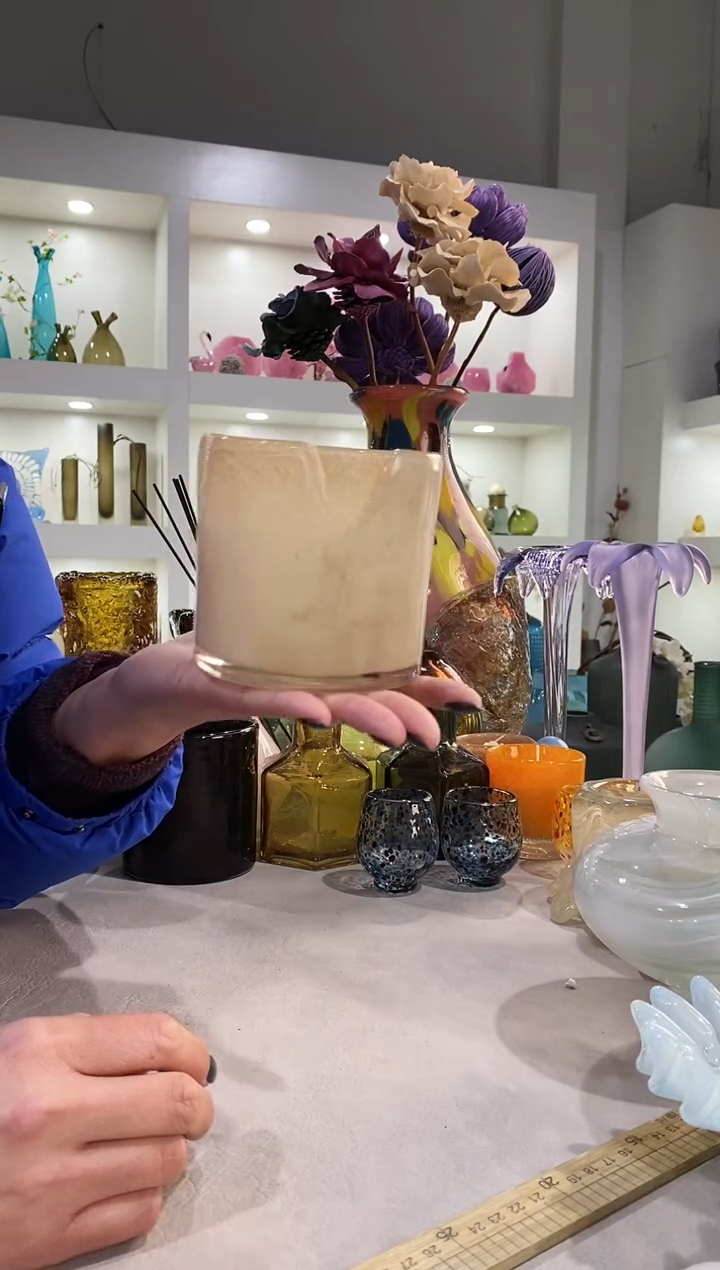 慕忆家手作琉璃花瓶