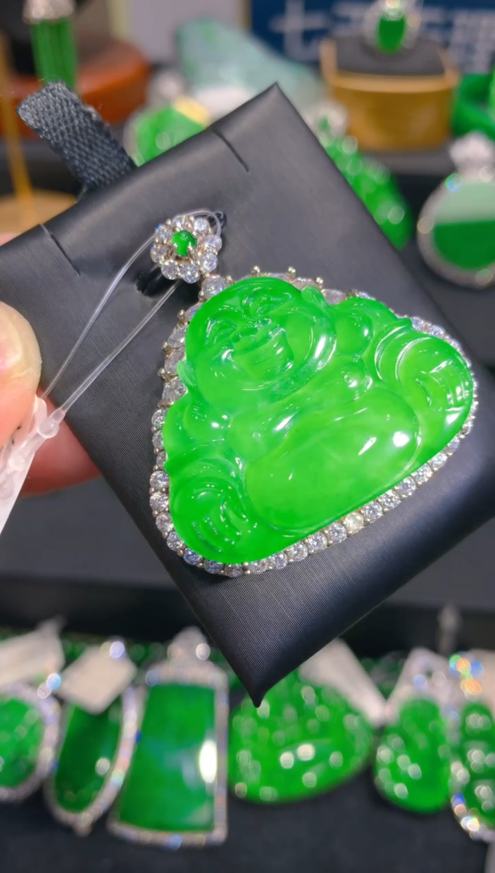 【闪购商品】翡翠颈饰银S925镶嵌一季