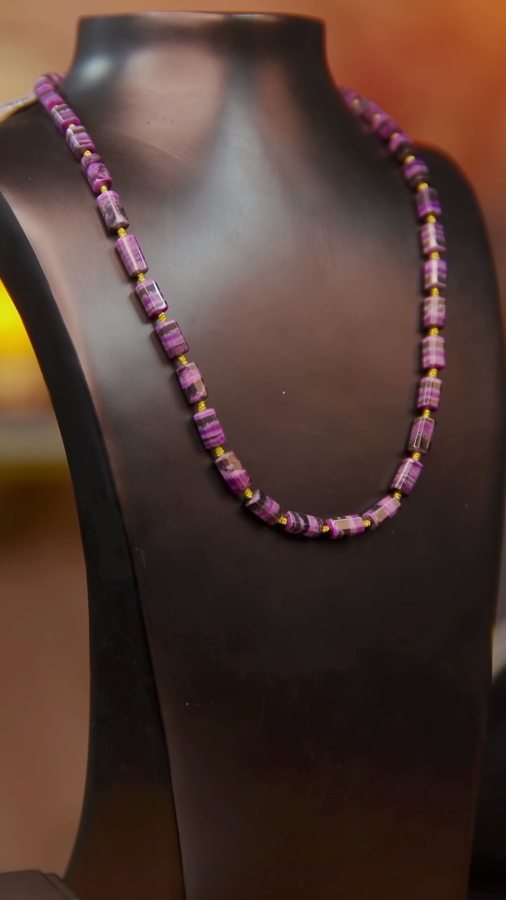 苏纪石（舒俱来）未镶嵌丝绒项链✨*奇208号