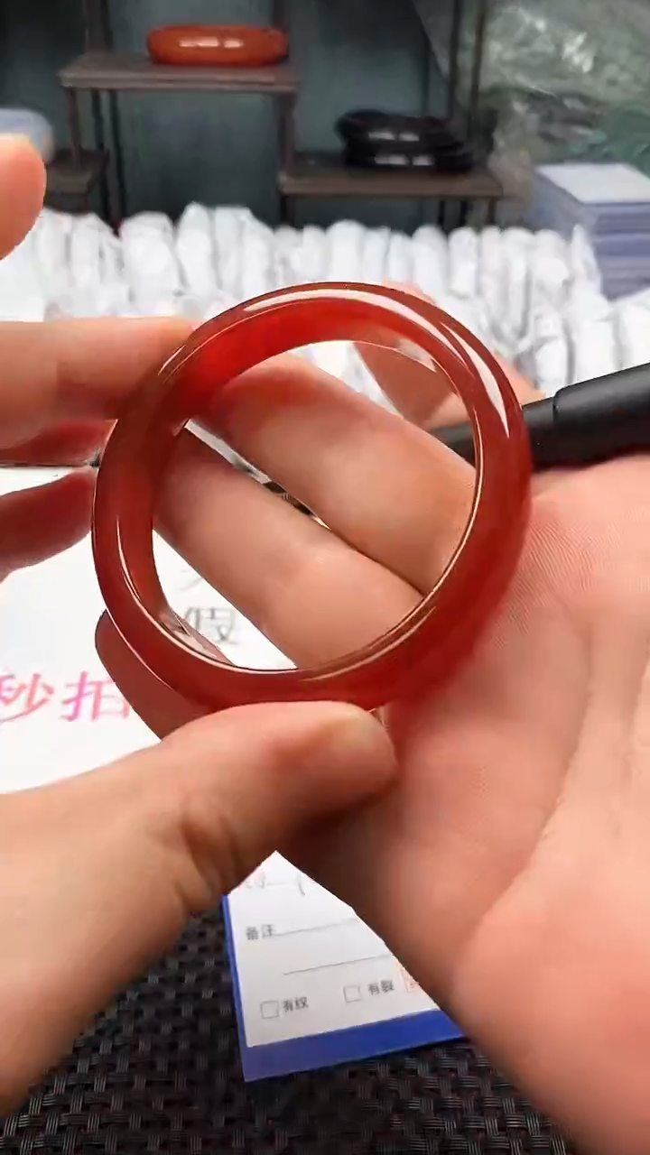 【闪购商品】玛瑙/玉髓手镯未镶嵌160-56多样性发货看清圈口下单