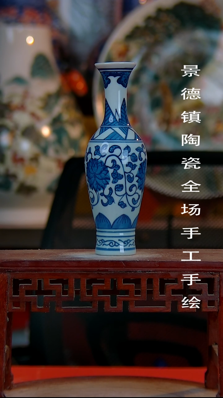 摆件景德镇陶瓷 全场手工手绘
