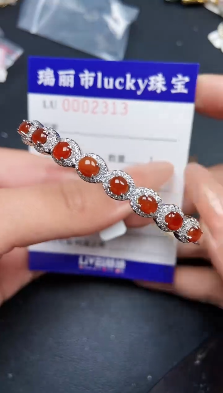 【闪购商品】翡翠颈饰银S925镶嵌2313