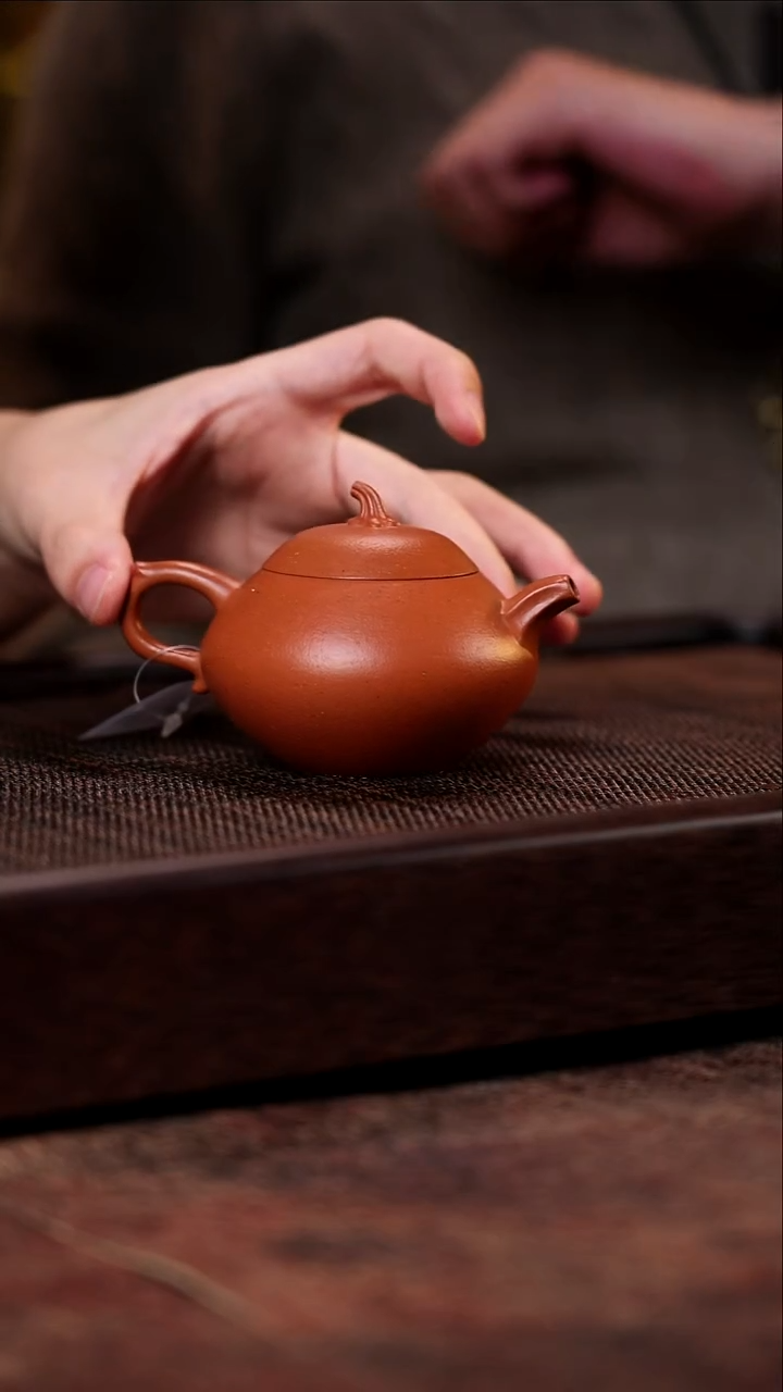 瓜棱 野山红泥 闻鉴 150cc 送同料杯