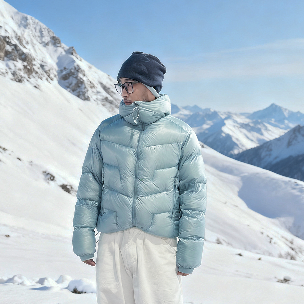 【Original】25FW高山羽绒服男女款5000GT连帽90白鸭轻量化三防外套