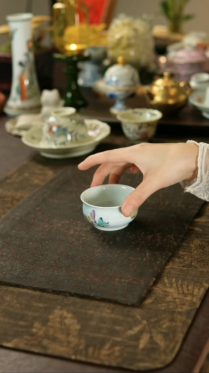 景德镇陶瓷杯碗柴烧多人