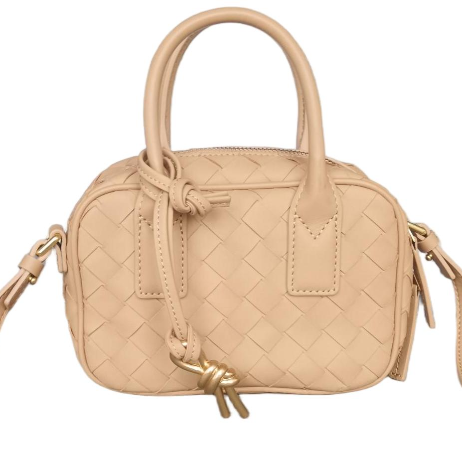 【丽姐】轻奢豪华时尚潮流女士斜挎编织方包手拿单肩百搭斜跨包