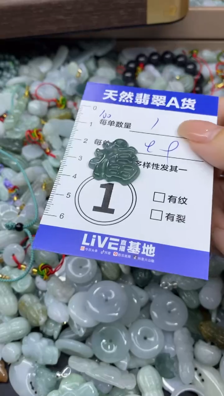 颈饰未镶嵌翡翠天然翡翠A货批量多样性发一件