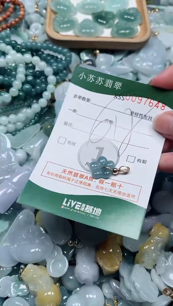 【闪购商品】翡翠颈饰未镶嵌闪购商品0097648