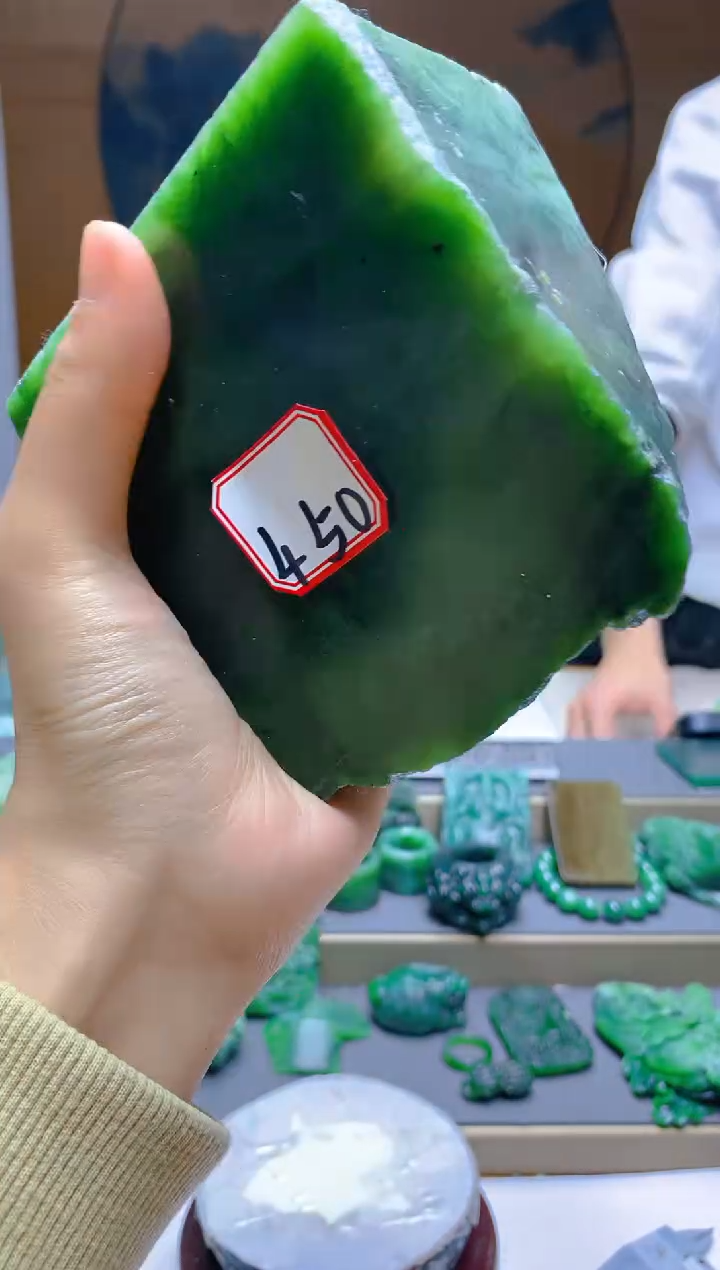 【闪购商品】和田玉（碧玉）珠宝半成品未镶嵌1