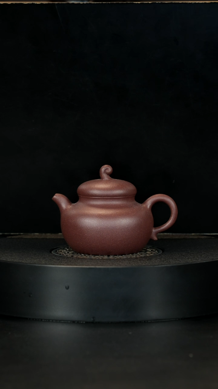 【闪购商品】紫砂茶壶明清老宕口精挑桃花葫芦