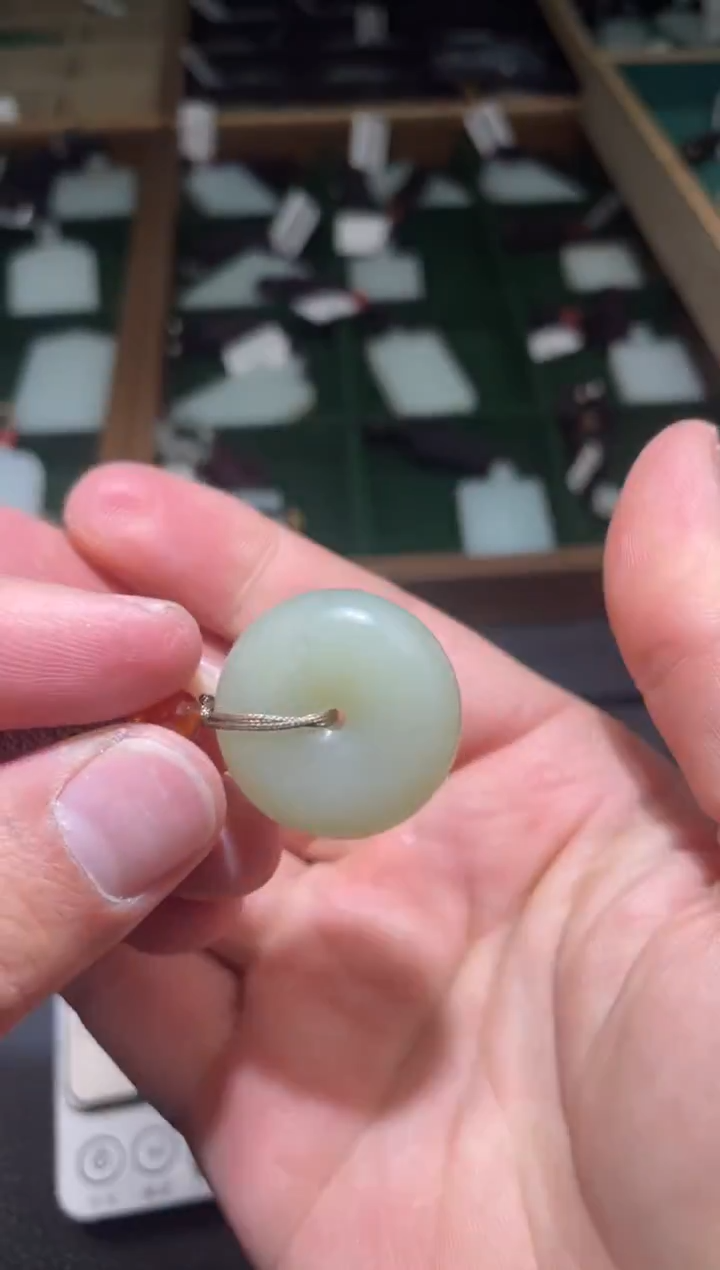 未镶嵌和田玉挂件平安扣