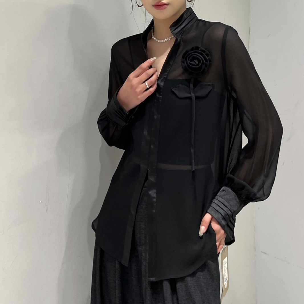 萍萍名品.25春季新款潮流百搭设计师款上衣81025