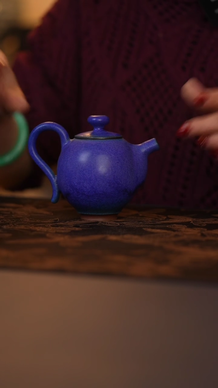 【闪购商品】孔雀蓝 壶孔雀蓝 壶