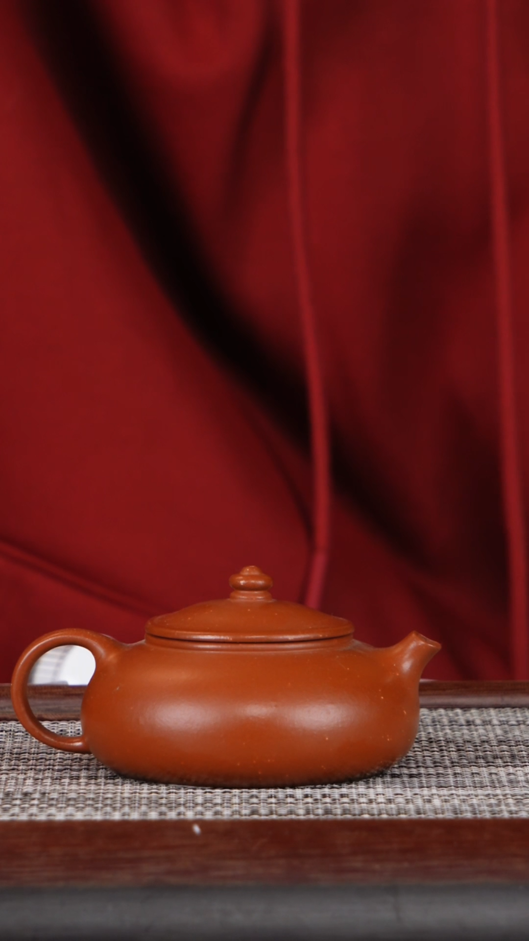 【闪购商品】紫砂茶壶12小红泥寒江150