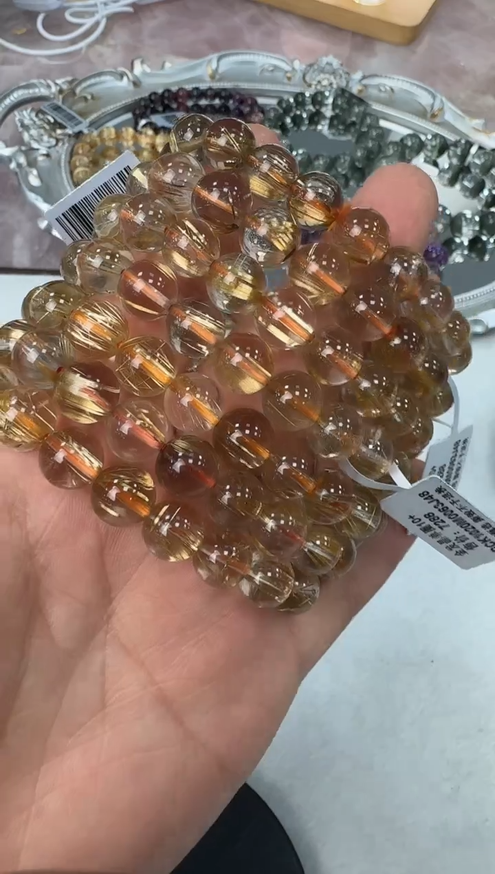 【闪购商品】水晶手链未镶嵌GCK1020 约10mm多样性发一件