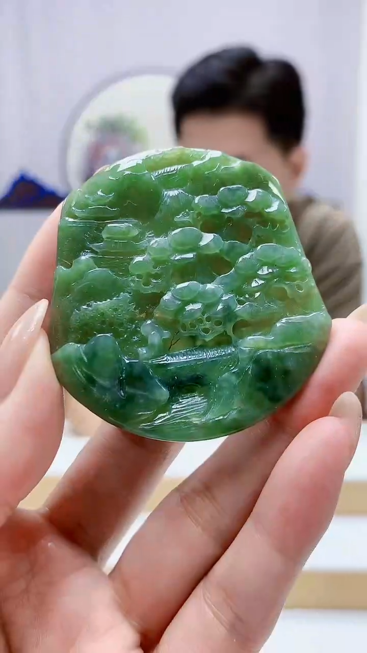 颈饰未镶嵌翡翠4917MM-jj挂件2