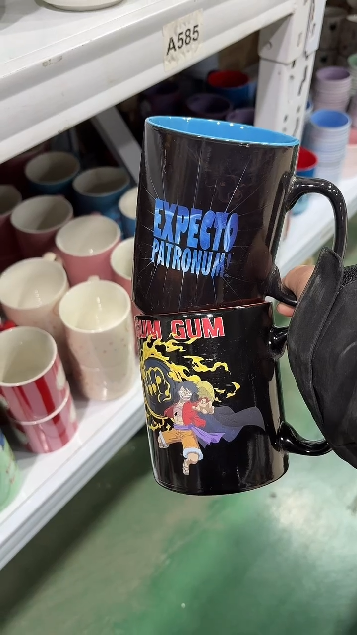 陶瓷手柄款家湖高温陶瓷杯 微瑕