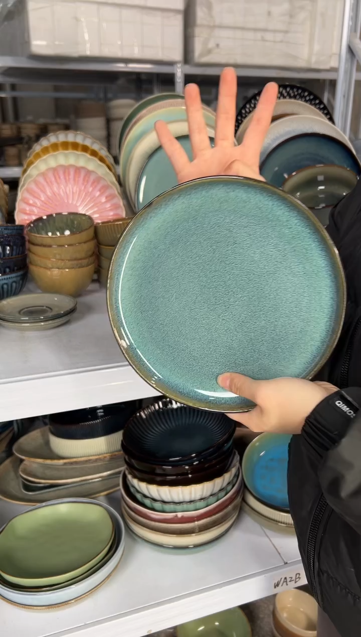 陶瓷外贸尾货瑕疵满20包邮X4 四个小盘