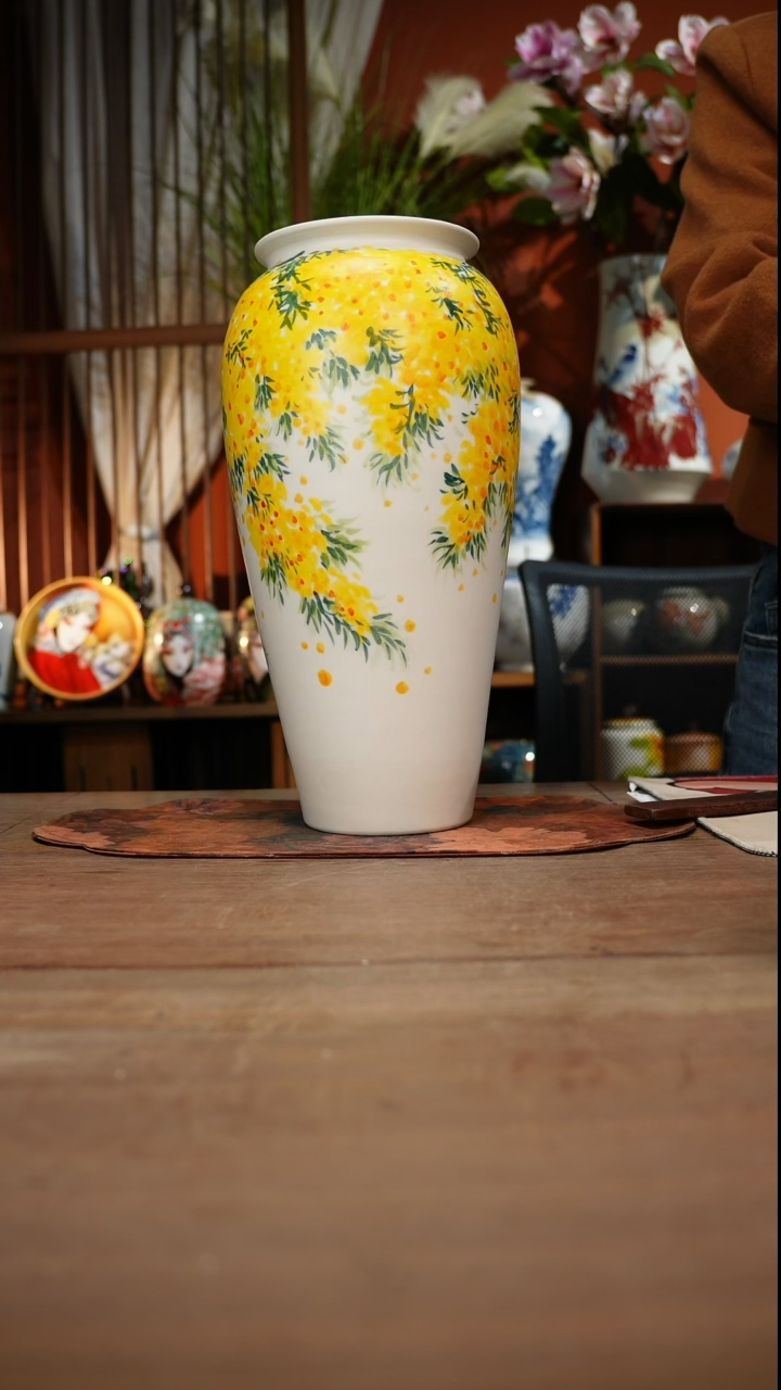 当代高温釉下彩手绘陶瓷餐具