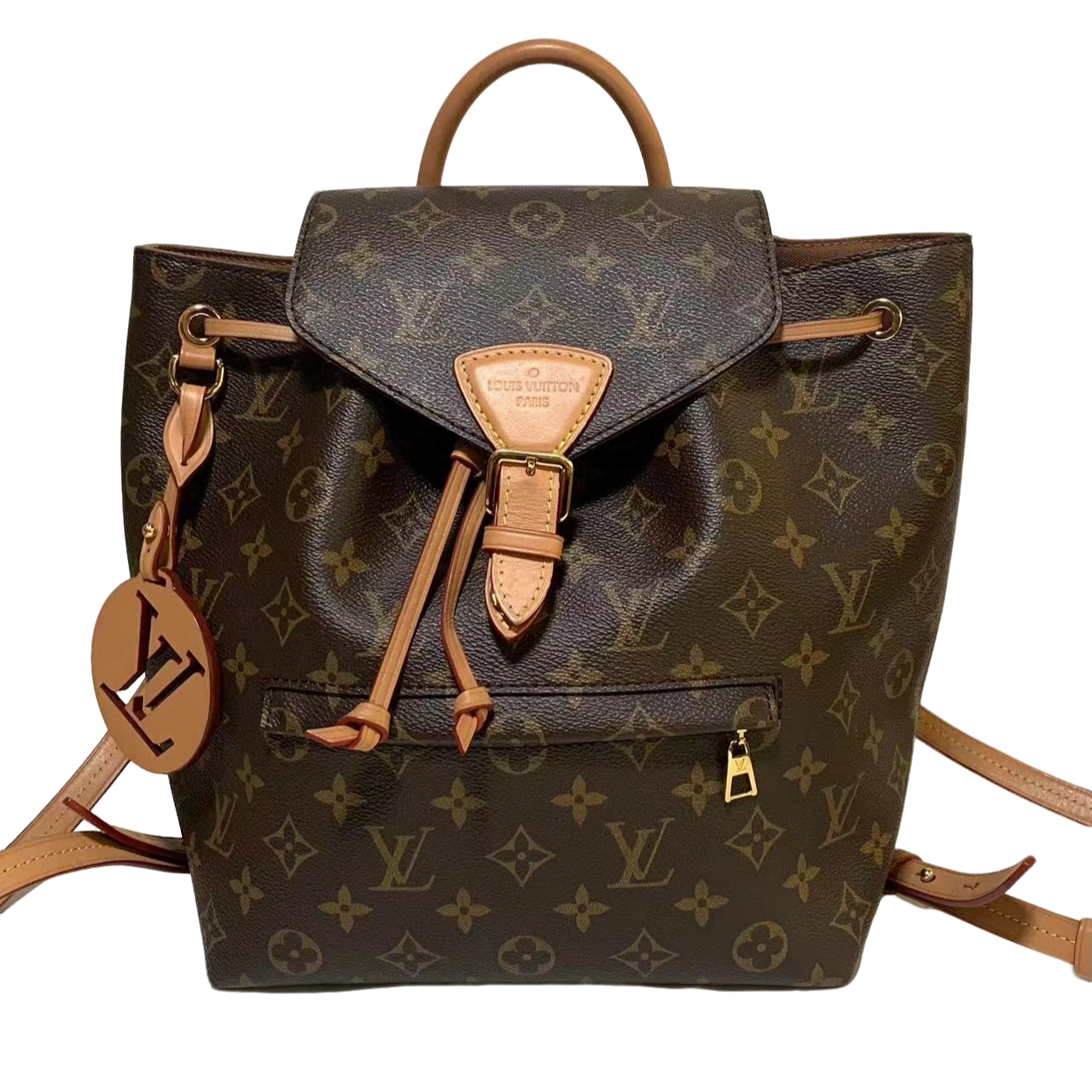 95新 LouisVuitton/路易威登 LV 老花montsouris双肩包bwz10864