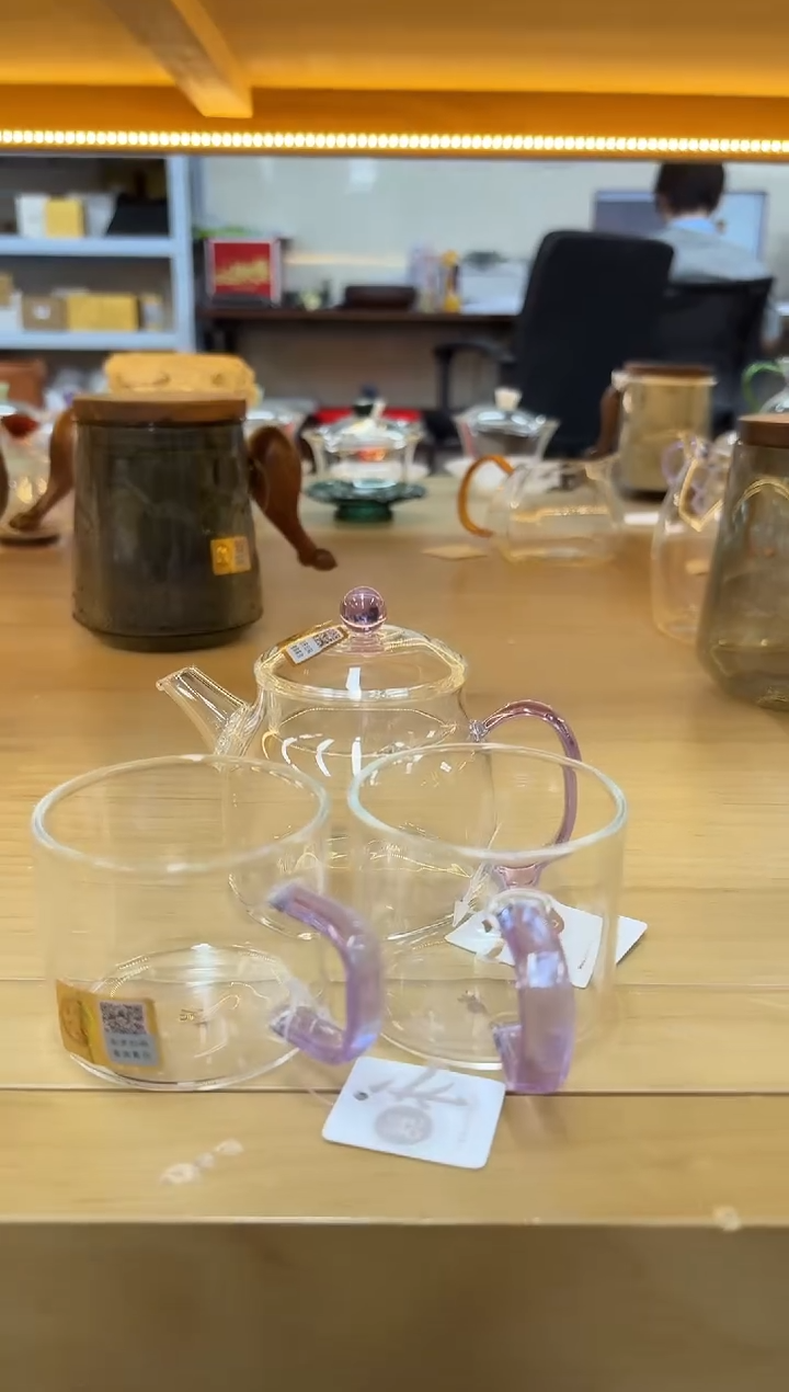 禾器言卿壶浅紫色+禾器清禾杯一个装*2