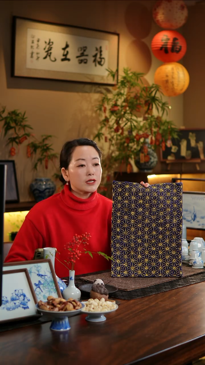 【闪购商品】织绣麻叶纹茶席大号28号