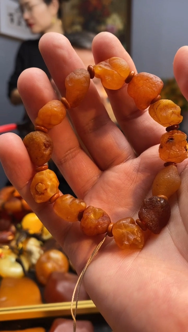 手链琥珀未镶嵌手串