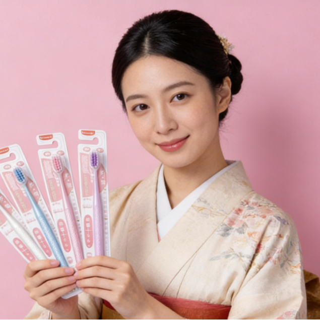 【拍五发六】日本抗菌丝牙刷微纳米孕妇产后成人家用独立包装YS
