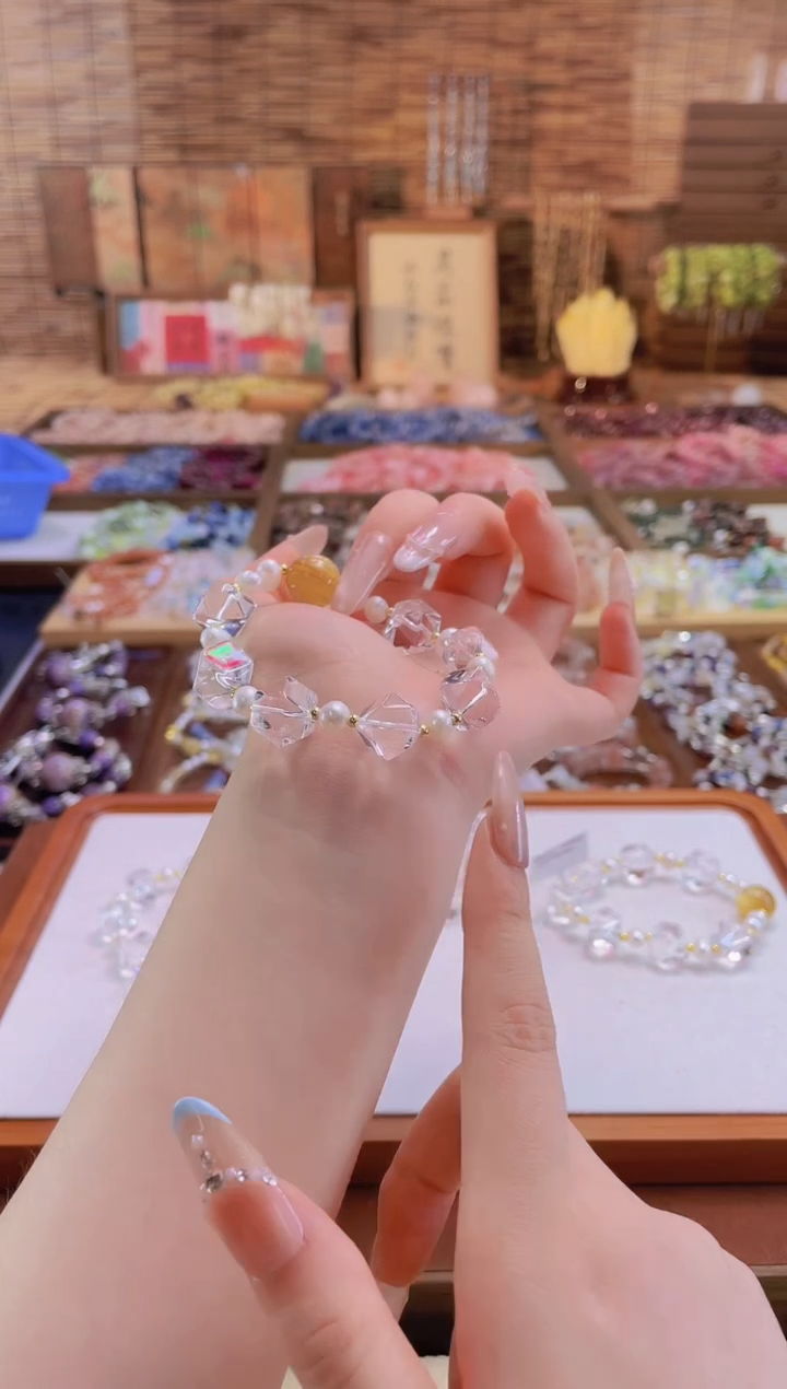 水晶手链合金cb3973cb3973