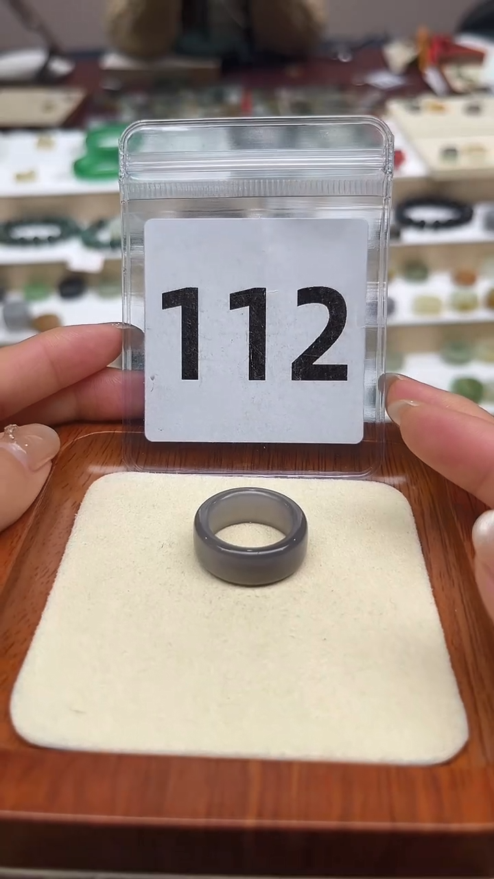 【闪购商品】和田玉戒指未镶嵌港码12号，内径16.2mm