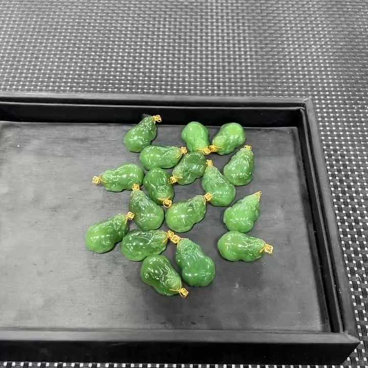 和田玉18K金貔貅挂件 （多样性发1件）2036