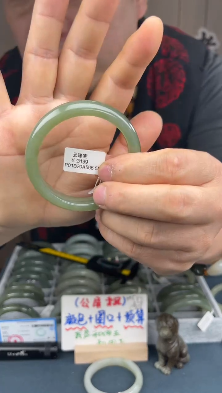 【闪购商品】和田玉手镯未镶嵌和田玉手镯-14