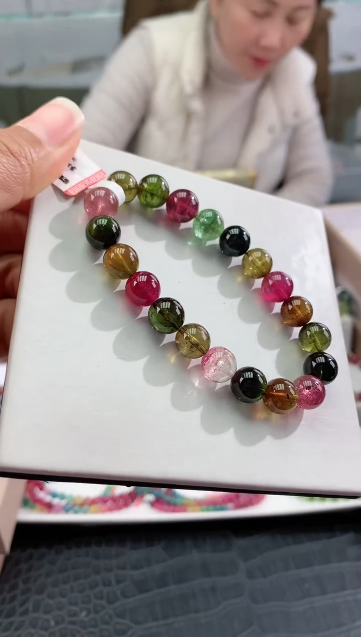 【闪购商品】碧玺手串未镶嵌多样性发一条