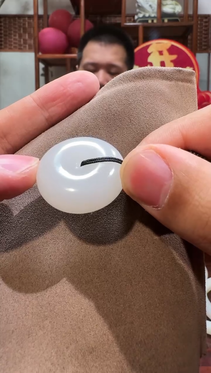 【闪购商品】和田玉吊坠未镶嵌1395平安扣