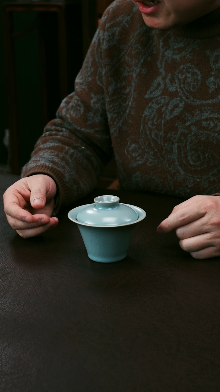 【闪购商品】其他刘宜颖精品卧足马蹄盖碗32