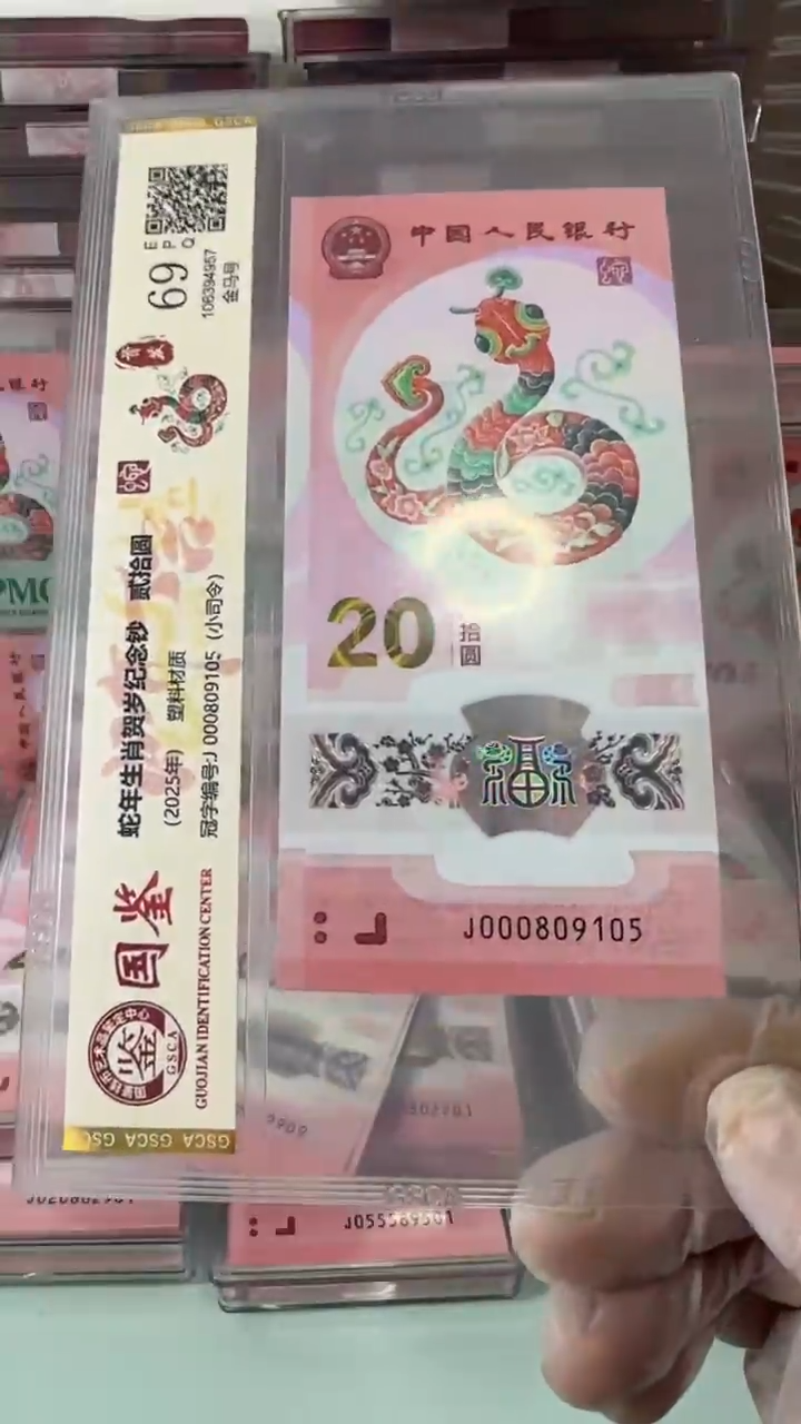 【闪购商品】塑料000809105-蛇钞单张！