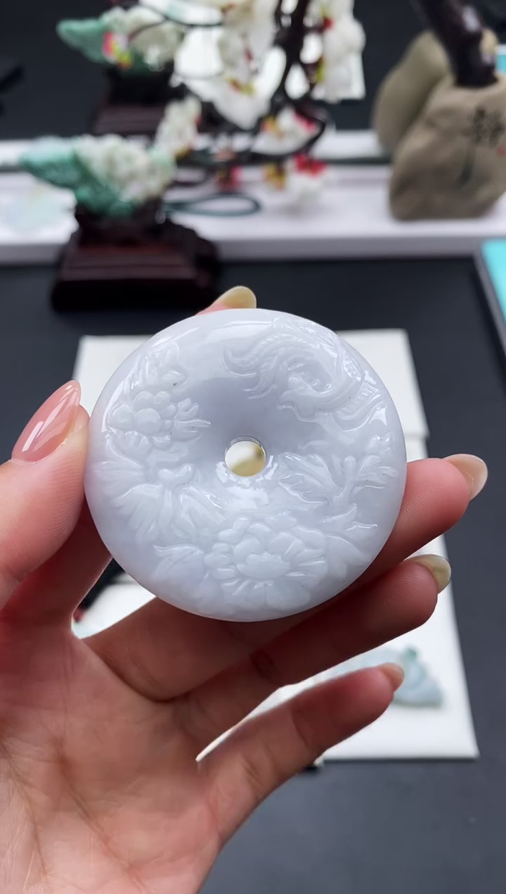 【闪购商品】翡翠颈饰未镶嵌天然缅甸A货翡翠