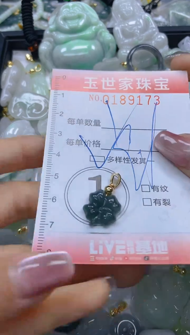 【闪购商品】翡翠颈饰未镶嵌闪购0189173多样性发其一