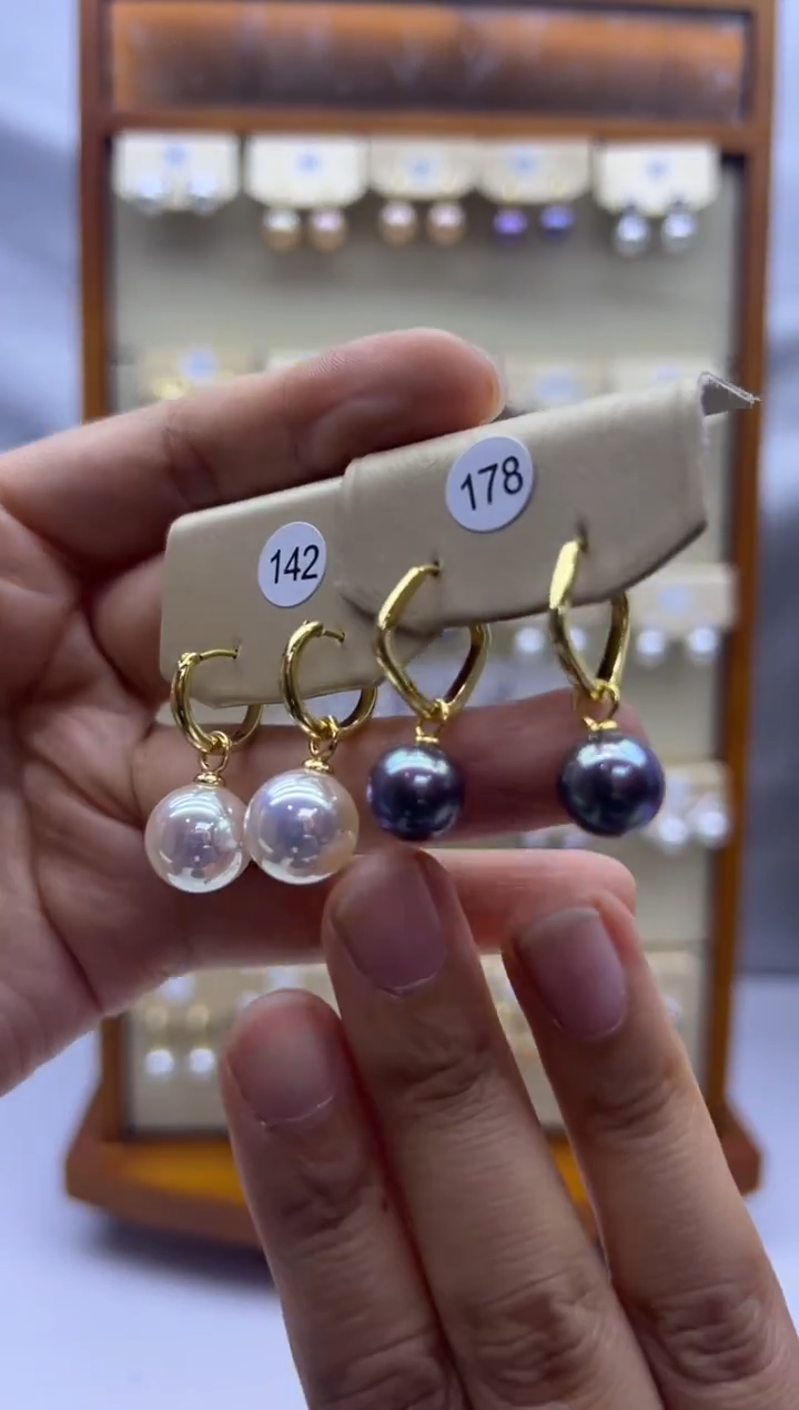 未镶嵌耳饰淡水珍珠142+178