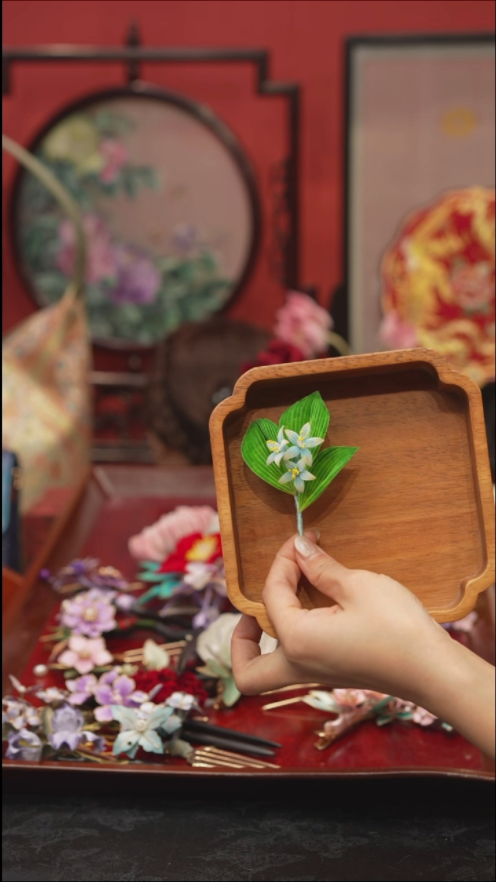 刺绣非遗苏绣手工饰品