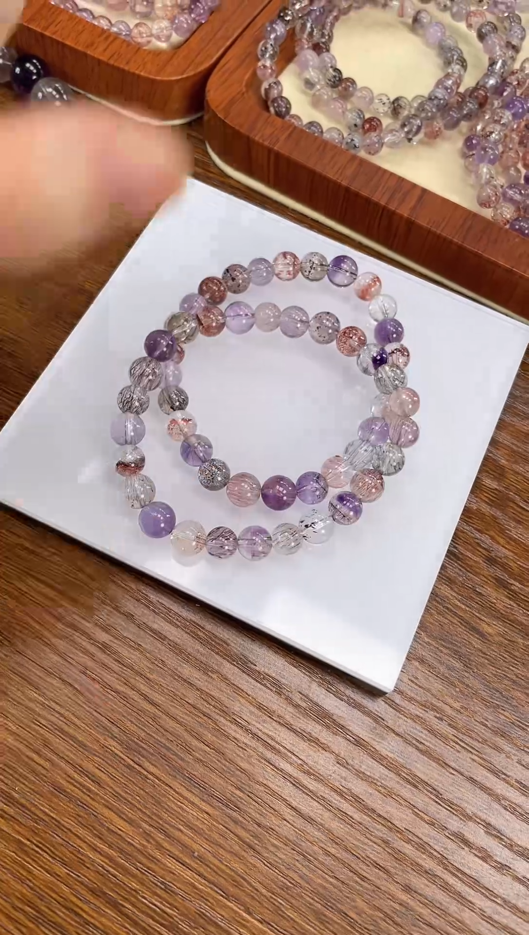 【闪购商品】水晶手链未镶嵌超七手串多样性发一