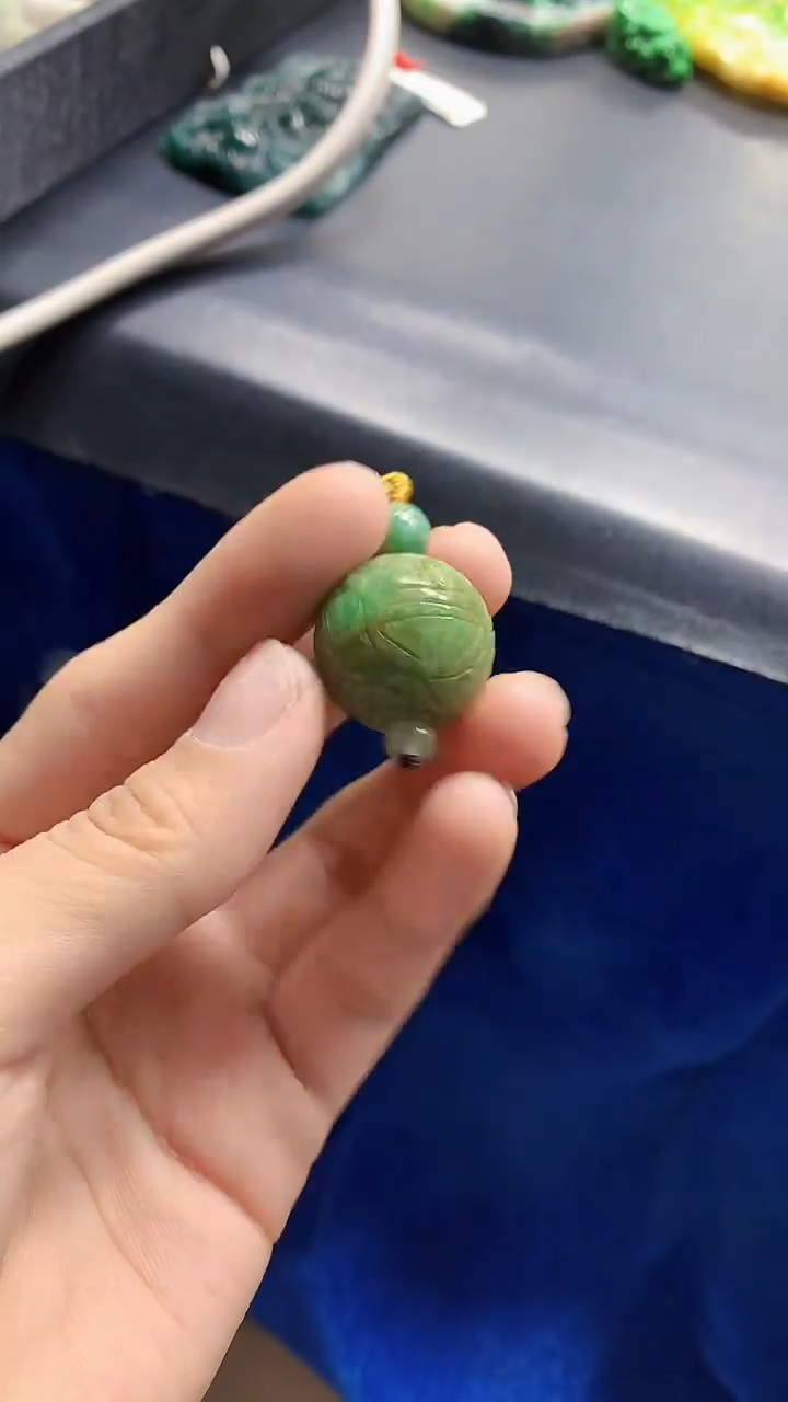 颈饰未镶嵌翡翠天然缅甸a货翡翠20.2