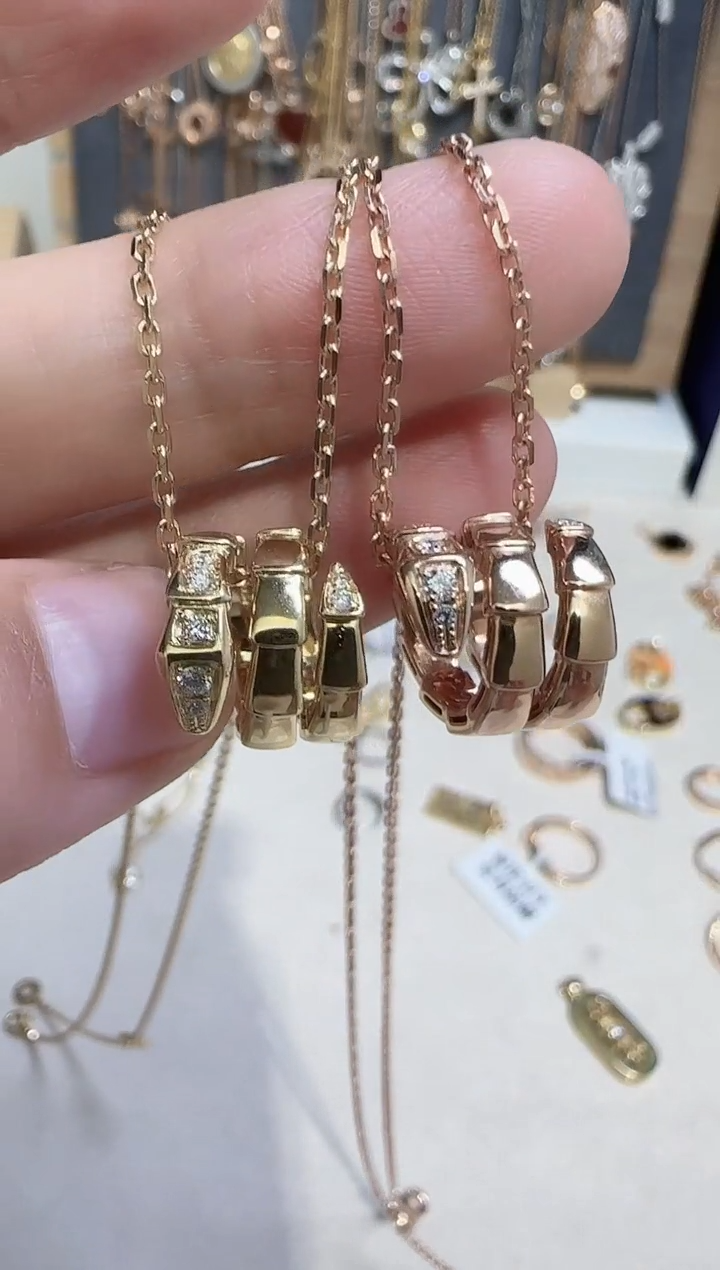 【闪购商品】天然钻石套链18K金镶嵌多样性发货发其一