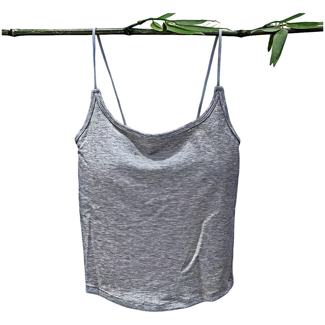 2025新款吊带背心6613通勤白色打底美背女士夏季百搭简约