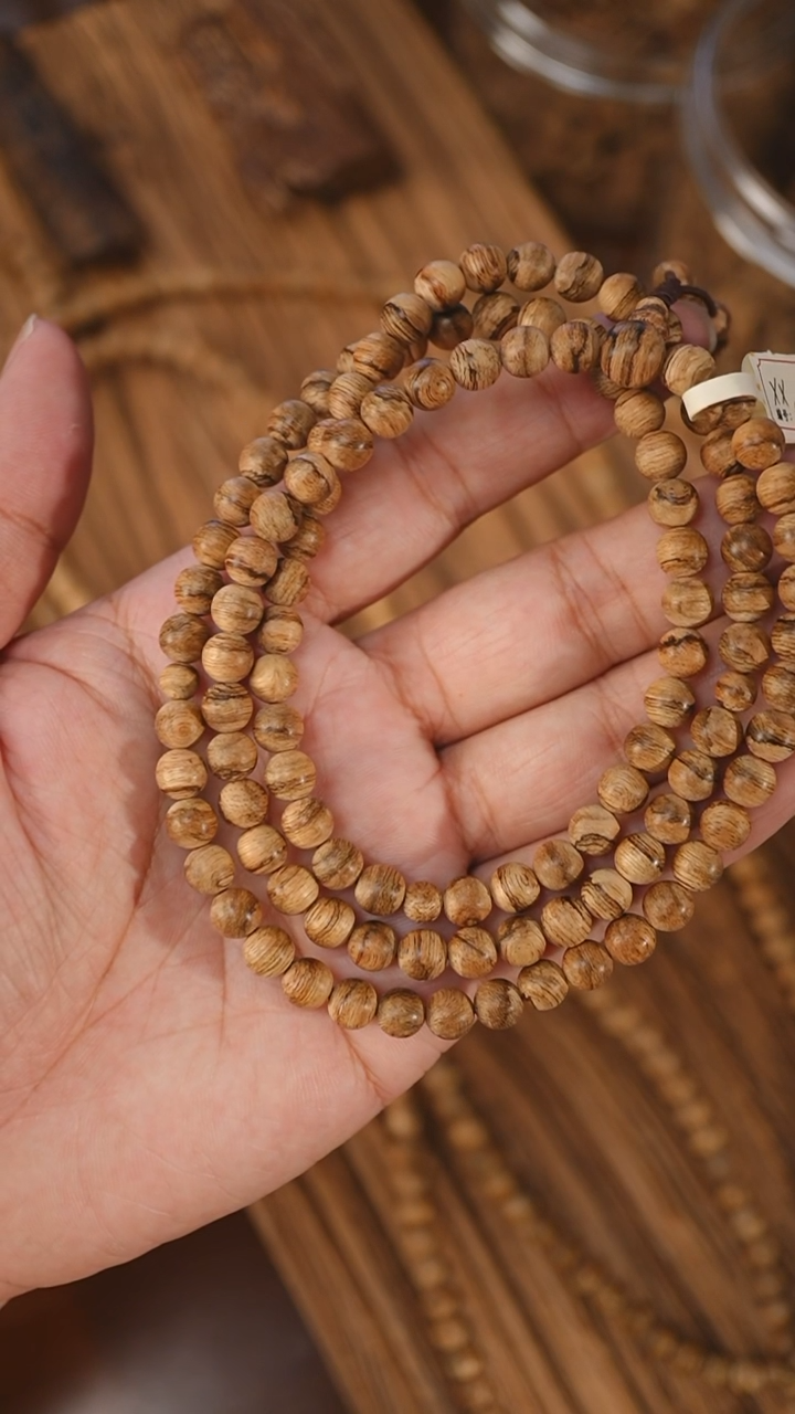 手串沉香达拉干虎纹老料0.68-10克+xx0807