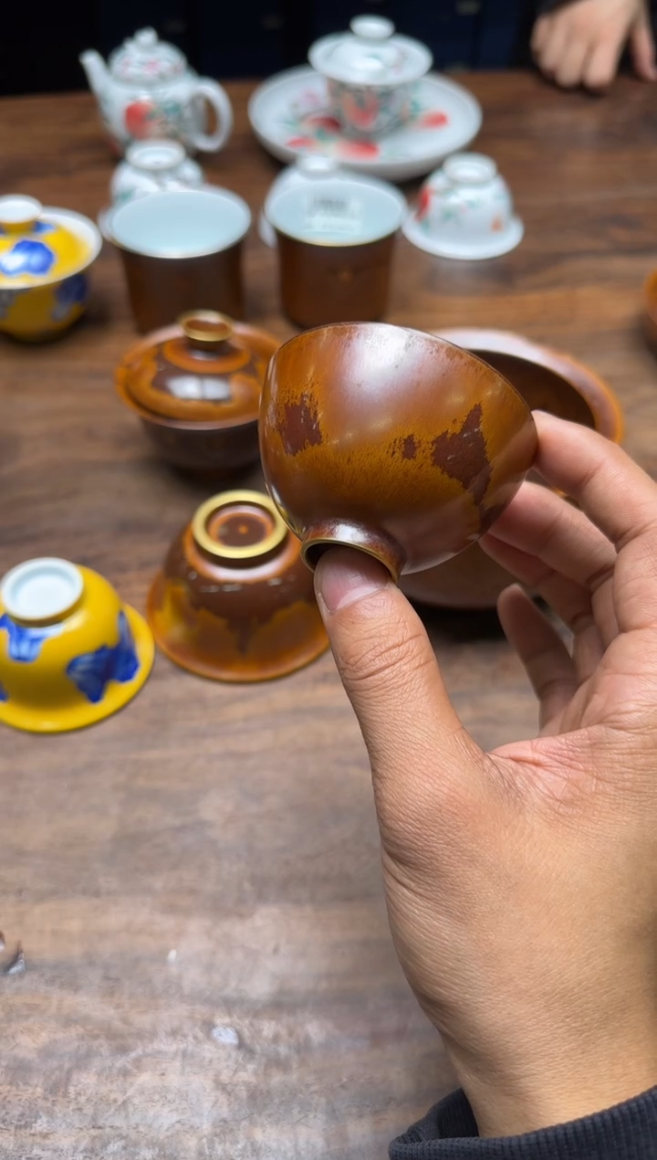 荣器 木首鸡心杯（小）