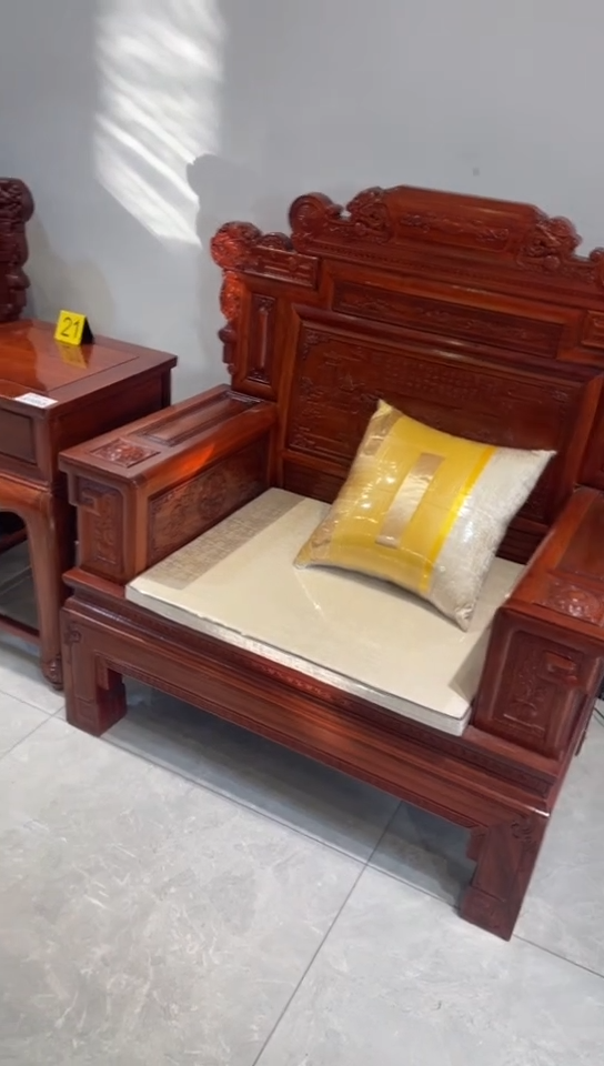 【闪购商品】花梨木类柜类家具花梨木沙发三件套