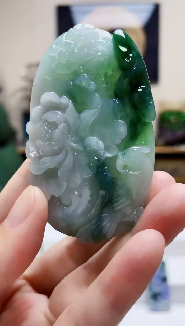 未镶嵌定制翡翠吊坠178