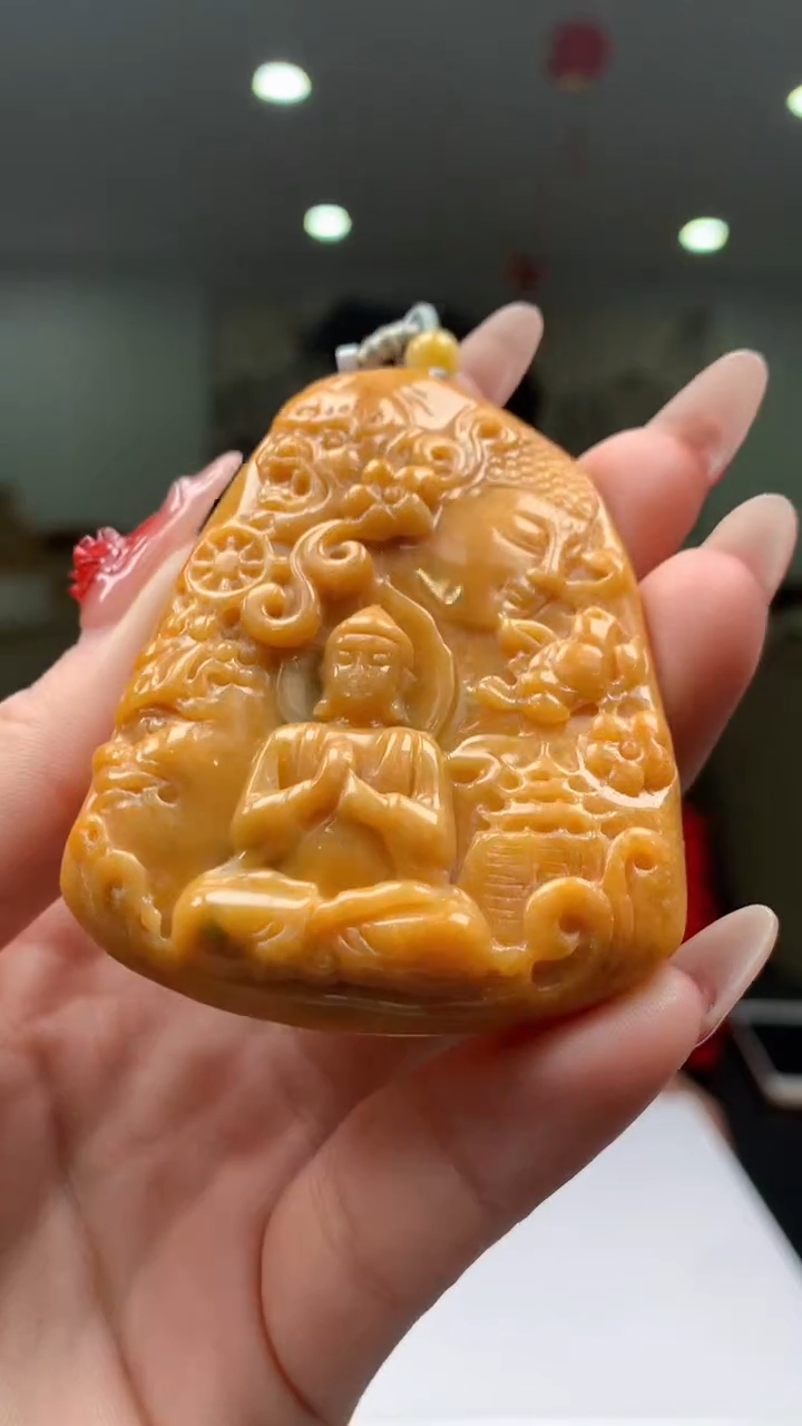【闪购商品】定制翡翠未镶嵌1061ry-毛货挂件