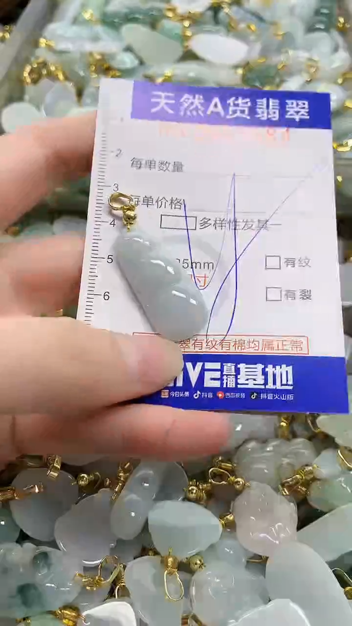 颈饰未镶嵌翡翠天然A货翡翠